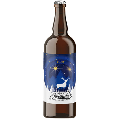 Speciaalbier Merry Christmas & Happy New Year Blond - 75cl
