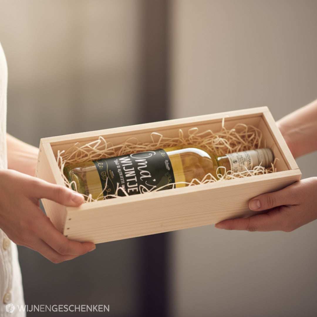 Wijncadeau Oma's Wijntje Bianco Verona 1x75cl