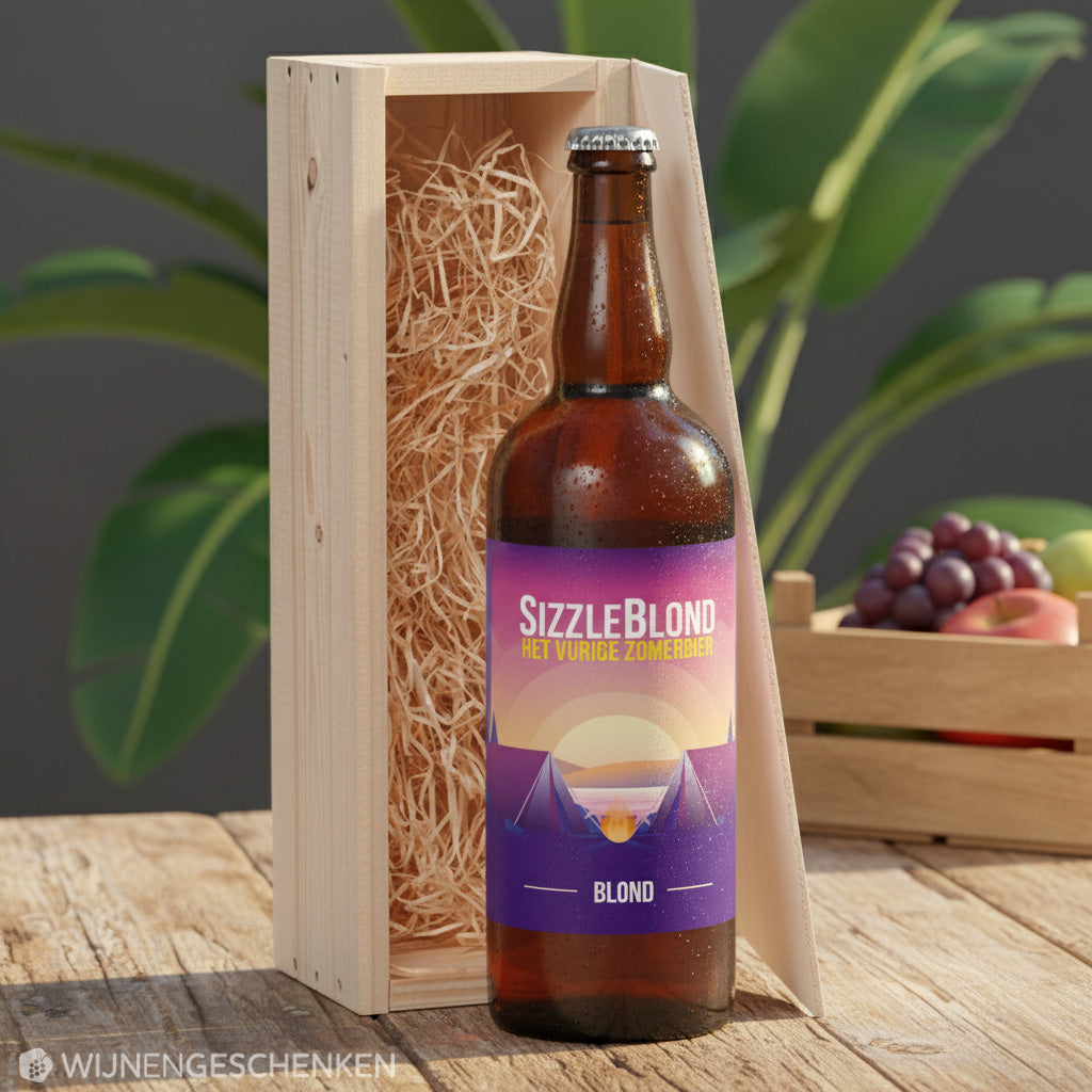 Speciaalbier cadeau Sizzle Blond 1x75cl