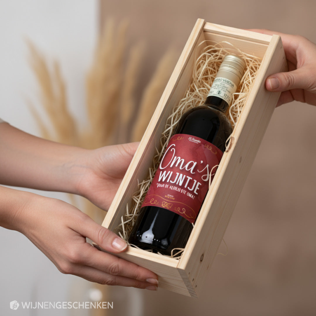 Wijncadeau Oma's Wijntje Rosso Verona 1x75cl