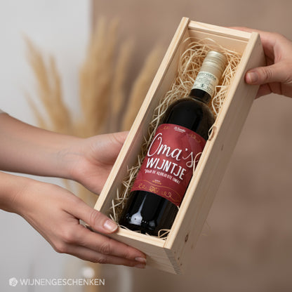 Wijncadeau Oma's Wijntje Rosso Verona 1x75cl