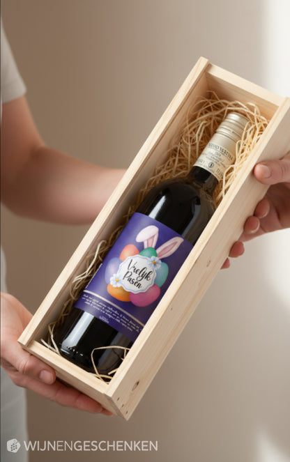 Wijncadeau Vrolijk Pasen Rosso Verona 1x75cl