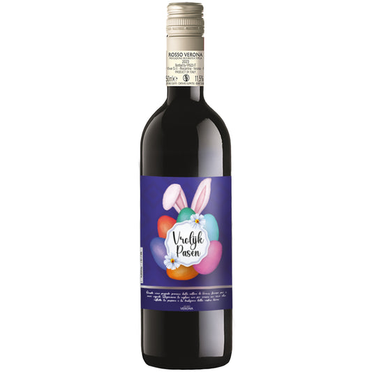 Rode Wijn Vrolijk Pasen Rosso Verona - 75cl