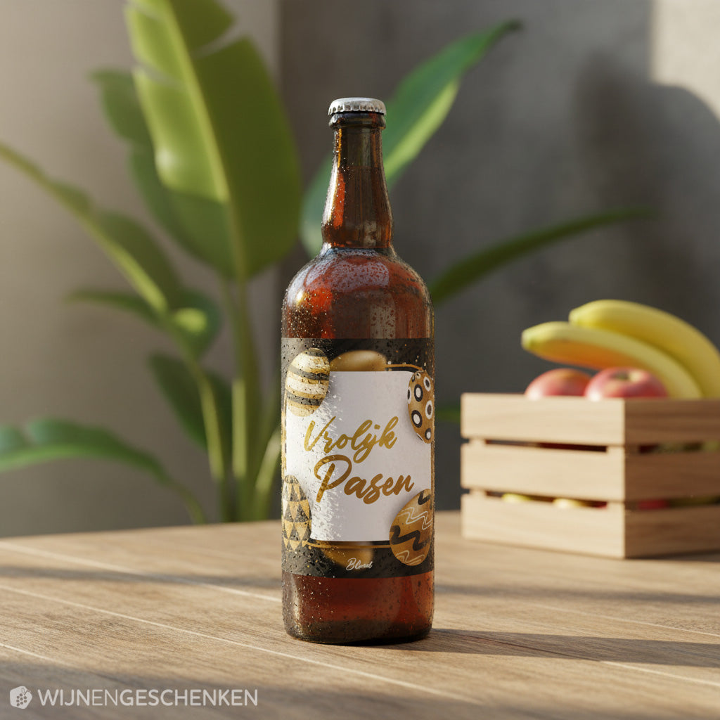 Speciaalbier Vrolijk Pasen Zwart Goud Blond - 75cl