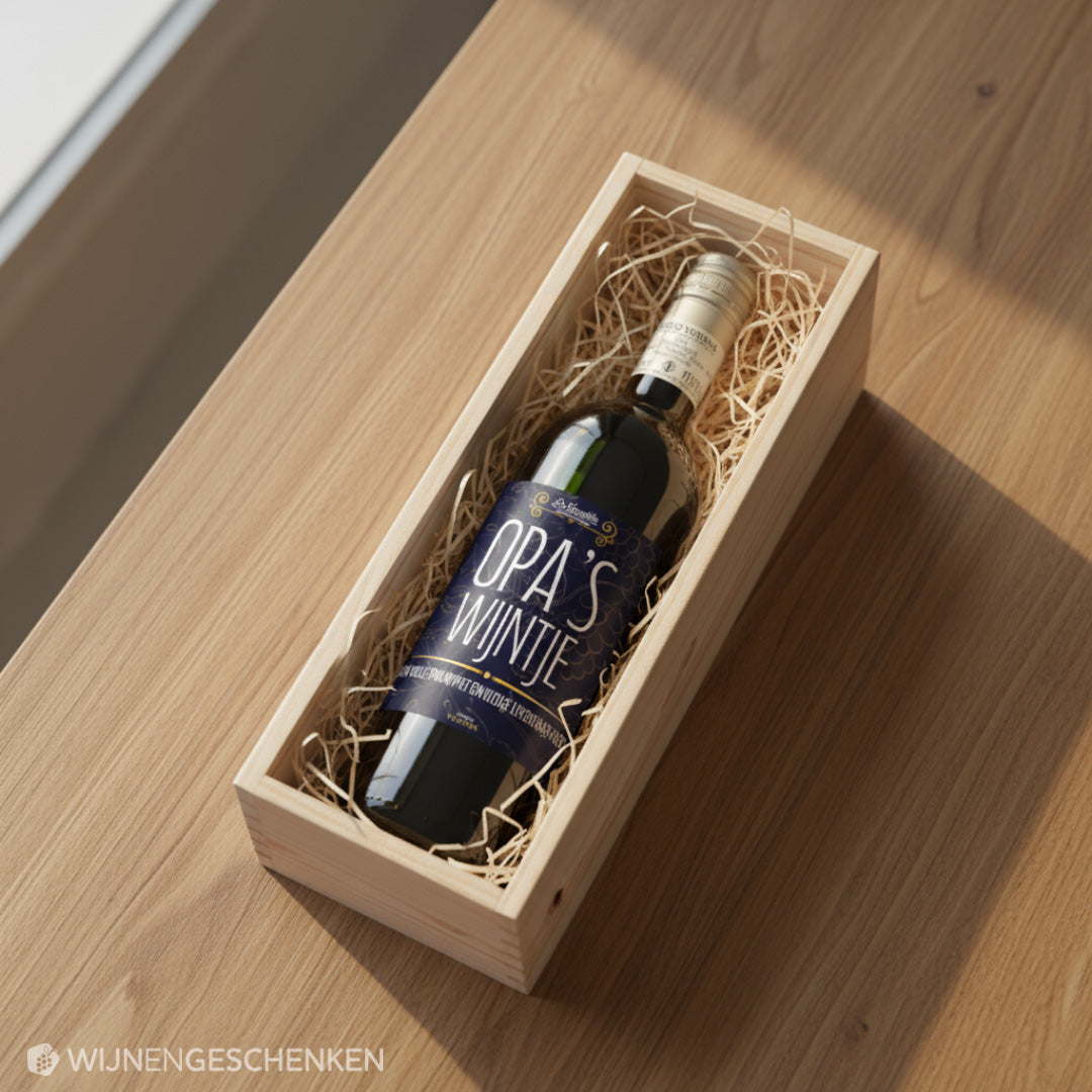 Wijncadeau Opa's Wijntje Rosso Verona 1x75cl